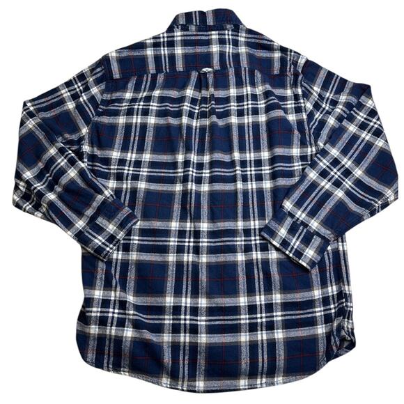 Jachs Shirt Mens Medium Button Down Long Sleeve Plaid Flannel Casual Heavyweight - Picture 9 of 9